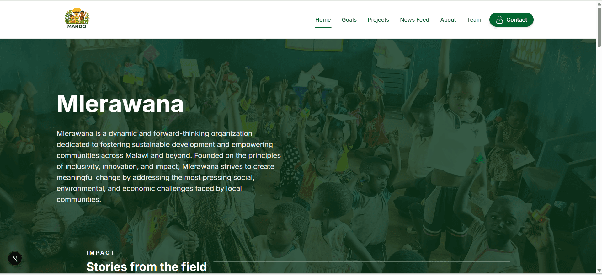 Mlerawana official website homepage